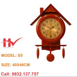 Đồng Hồ Treo Tường Gỗ Ngôi Nhà Đồng Hồ Treo Tường Gỗ Ngôi Nhà