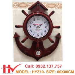 Đồng Hồ Treo Tường Mỏ Neo Nhựa 016