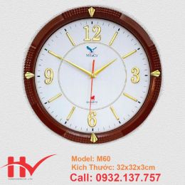 Đồng Hồ Treo Tường Nhựa 025