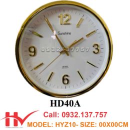Đồng Hồ Treo Tường Nhựa 074