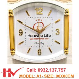 Đồng Hồ Treo Tường Nhựa Hình Trụ
