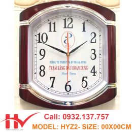 Đồng Hồ Treo Tường Nhựa Ovan 01