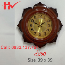 Đồng Hồ Treo Tường Hình Bông Hoa