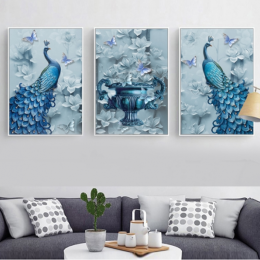 TRANH CON VẬT CV18 3 TẤM