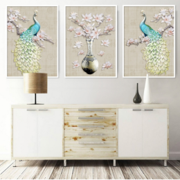 TRANH CON VẬT CV21 3 TẤM