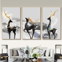 TRANH CON VẬT CV24 3 TẤM