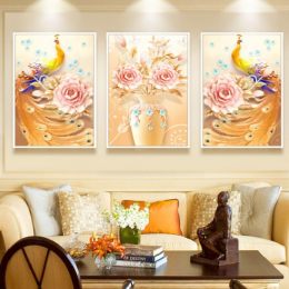 TRANH CON VẬT CV25 3 TẤM