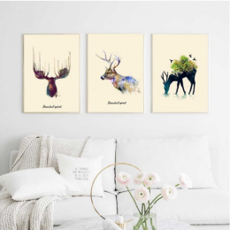 TRANH CON VẬT CV27 3 TẤM