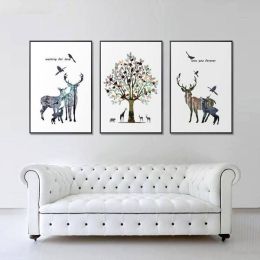 TRANH CON VẬT CV36 3 TẤM